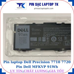 Pin Dell Precision 7710 7720 Pin Dell MFKVP 91Wh