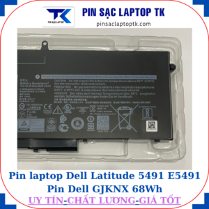 Pin Dell Latitude 5491 E5491 Pin Dell GJKNX 68Wh