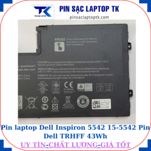 Pin Dell Inspiron 5542 15-5542 Pin Dell TRHFF 43Wh