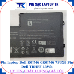 Pin Dell R0JM6 0R0JM6 7P3X9 Pin Dell TRHFF 43Wh