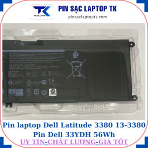Pin Dell Latitude 3380 13-3380 Pin Dell 33YDH 56Wh