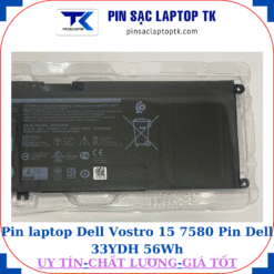 Pin Dell Vostro 15 7580 Pin Dell 33YDH 56Wh