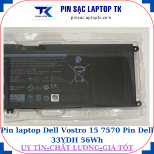 Pin Dell Vostro 15 7570 Pin Dell 33YDH 56Wh