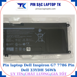 Pin Dell Inspiron G7 7786 Pin Dell 33YDH 56Wh