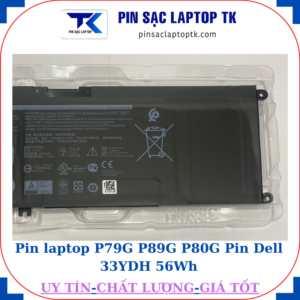 Pin Dell P79G P89G P80G Pin Dell 33YDH 56Wh