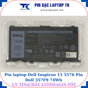 Pin Dell Inspiron 15 5576 Pin Dell 357F9 74Wh