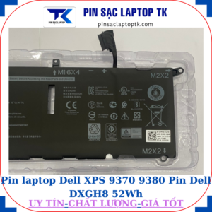 Pin Dell XPS 9370 9380 Pin Dell DXGH8 52Wh