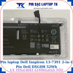 Pin Dell Inspiron 13-7391 2-in-1 Pin Dell DXGH8 52Wh