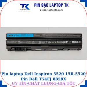 Pin Dell Inspiron 5520 15R-5520 Pin Dell T54FJ 8858X , pin zin