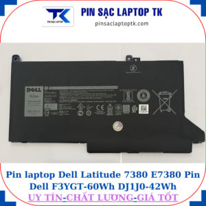 Pin Dell Latitude 7380 E7380 Pin Dell F3YGT-60Wh DJ1J0-42Wh