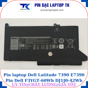 Pin Dell Latitude 7390 E7390 Pin Dell F3YGT-60Wh DJ1J0-42Wh