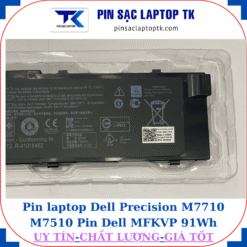 Pin Dell Precision M7710 M7510 Pin Dell MFKVP 91Wh