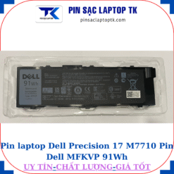Pin Dell Precision 17 M7710 Pin Dell MFKVP 91Wh