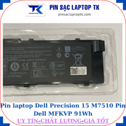 Pin Dell Precision 15 M7510 Pin Dell MFKVP 91Wh