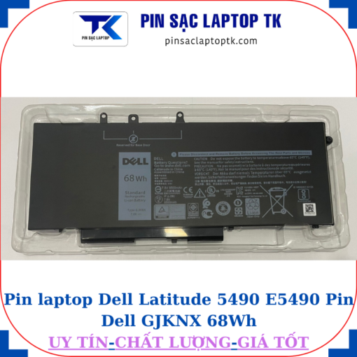 Pin Dell Latitude 5490 E5490 Pin Dell GJKNX 68Wh