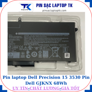 Pin Dell Precision 15 3530 Pin Dell GJKNX 68Wh