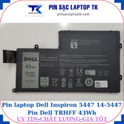 Pin Dell Inspiron 5447 14-5447 Pin Dell TRHFF 43Wh