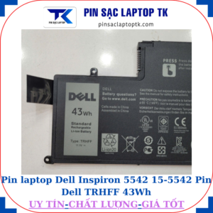 Pin Dell Inspiron 5542 15-5542 Pin Dell TRHFF 43Wh