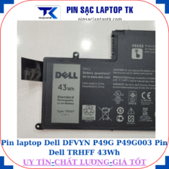 Pin Dell DFVYN P49G P49G003 Pin Dell TRHFF 43Wh