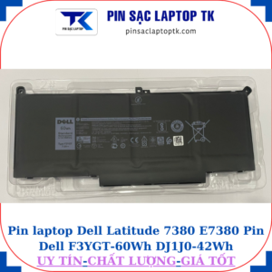 Pin Dell Latitude 7380 E7380 Pin Dell F3YGT-60Wh DJ1J0-42Wh