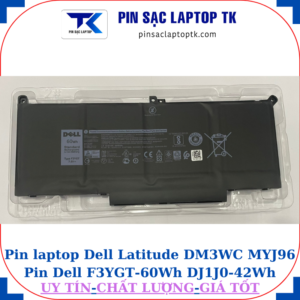 Pin Dell Latitude DM3WC MYJ96 Pin Dell F3YGT-60Wh DJ1J0-42Wh