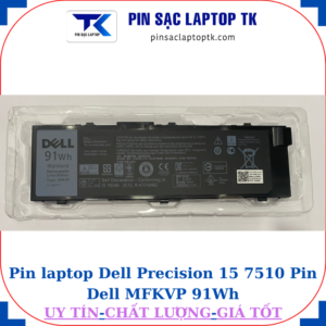 Pin Dell Precision 15 7510 Pin Dell MFKVP 91Wh