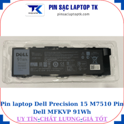 Pin Dell Precision 15 M7510 Pin Dell MFKVP 91Wh