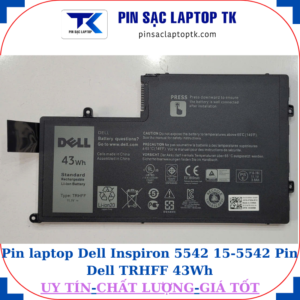 Pin Dell Inspiron 5542 15-5542 Pin Dell TRHFF 43Wh