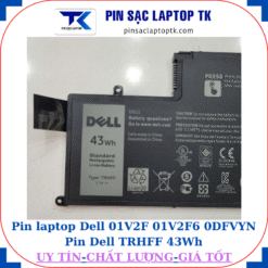 Pin Dell 01V2F 01V2F6 0DFVYN Pin Dell TRHFF 43Wh