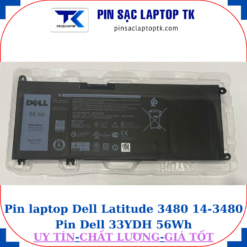 Pin Dell Latitude 3480 14-3480 Pin Dell 33YDH 56Wh