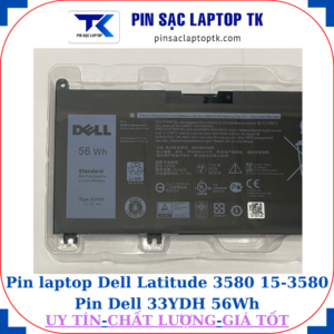 Pin Dell Latitude 3580 15-3580 Pin Dell 33YDH 56Wh