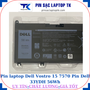 Pin Dell Vostro 15 7570 Pin Dell 33YDH 56Wh