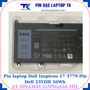 Pin Dell Inspiron 17 3779 Pin Dell 33YDH 56Wh