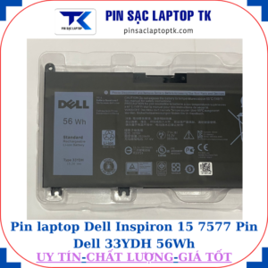 Pin Dell Inspiron 15 7577 Pin Dell 33YDH 56Wh