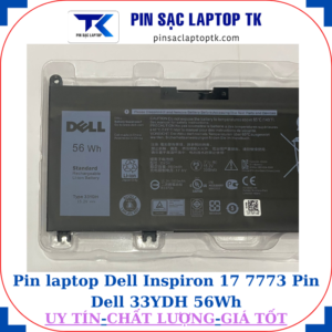 Pin Dell Inspiron 17 7773 Pin Dell 33YDH 56Wh