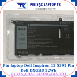 Pin Dell Inspiron 13 5391 Pin Dell DXGH8 52Wh