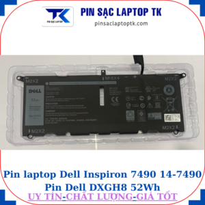 Pin Dell Inspiron 7490 14-7490 Pin Dell DXGH8 52Wh