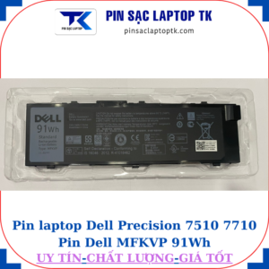 Pin Dell Precision 7510 7710 Pin Dell MFKVP 91Wh