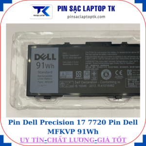 Pin Dell Precision 17 7720 Pin Dell MFKVP 91Wh