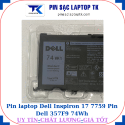 Pin Dell Inspiron 17 7759 Pin Dell 357F9 74Wh
