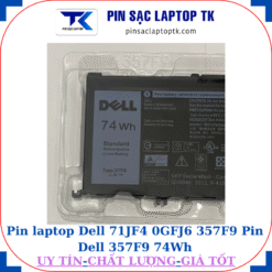 Pin Dell 71JF4 0GFJ6 357F9 Pin Dell 357F9 74Wh