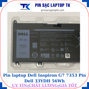 Pin Dell Inspiron G7 7353 Pin Dell 33YDH 56Wh