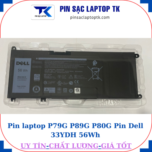 Pin Dell P79G P89G P80G Pin Dell 33YDH 56Wh