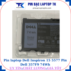 Pin Dell Inspiron 15 5577 Pin Dell 357F9 74Wh