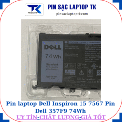 Pin Dell Inspiron 15 7567 Pin Dell 357F9 74Wh