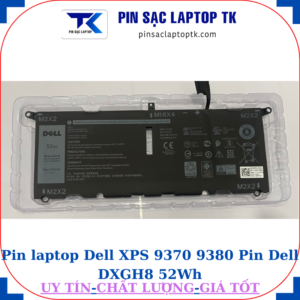 Pin Dell XPS 9370 9380 Pin Dell DXGH8 52Wh