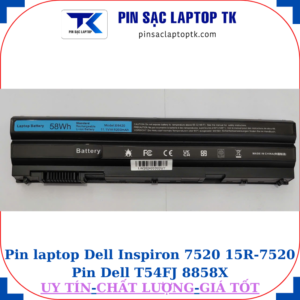 Pin Dell Inspiron 7520 15R-7520 Pin Dell T54FJ 8858X, pin tiêu chuẩn