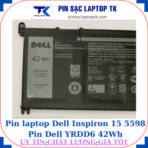 Pin Dell Inspiron 15 5598 Pin Dell YRDD6 42Wh