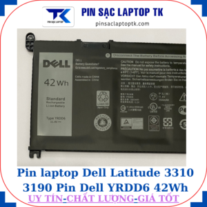 Pin Dell Latitude 3310 3190 Pin Dell YRDD6 42Wh
