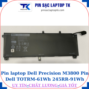 Pin Dell Precision M3800 Pin Dell TOTRM-61Wh 245RR-91Wh